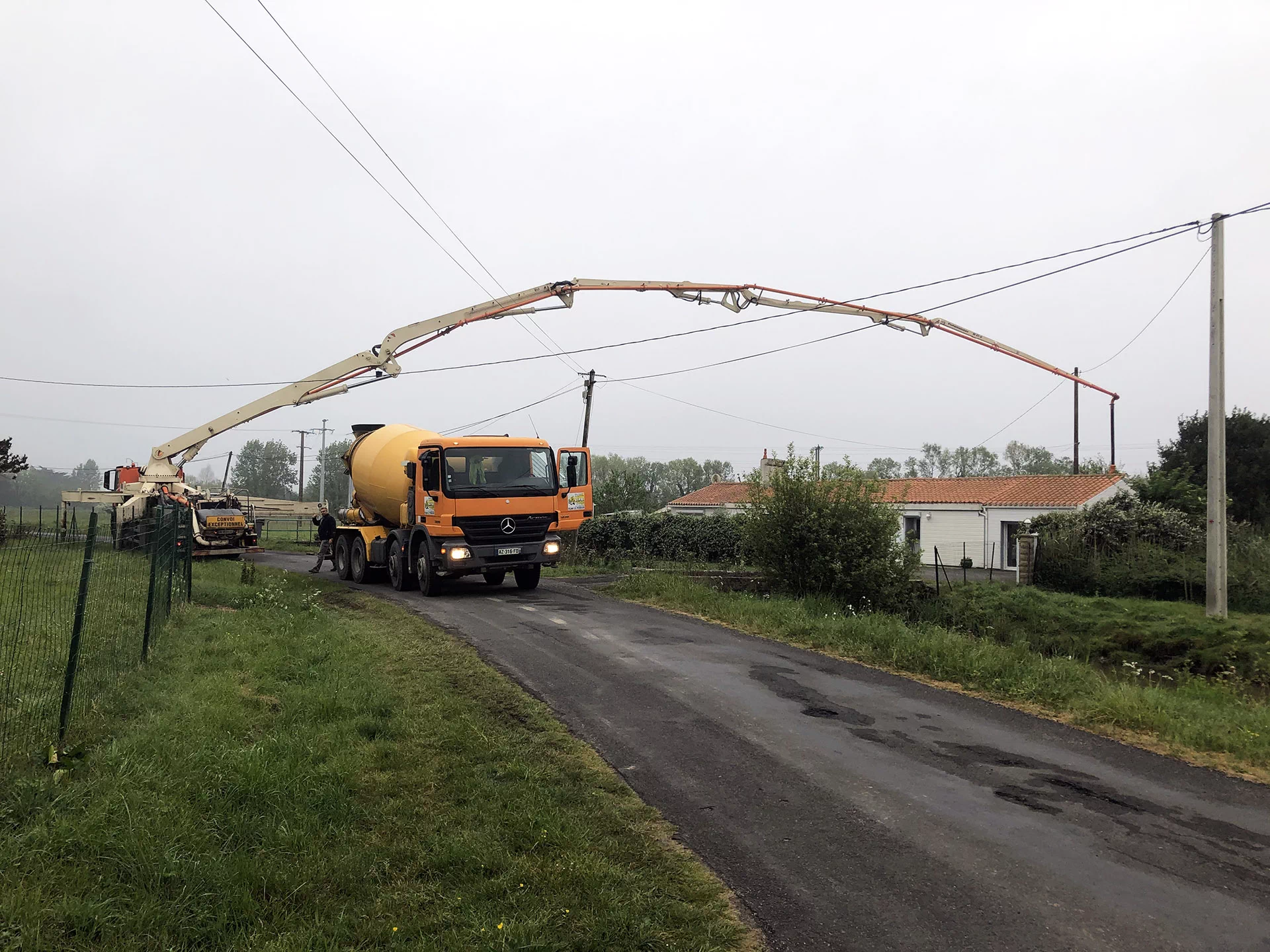 Terrasses et clotures à Notre Dame de Monts par la Maçonnerie Montoise